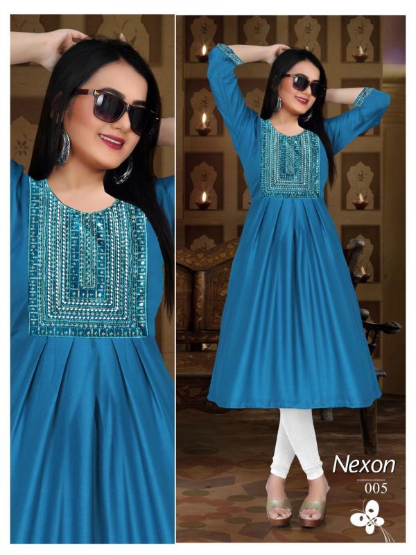 Trendy Nexon Vol 2 Rayon Designer Kurti Collection